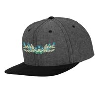 Chambray-suede snapback (6089CH) Vignette