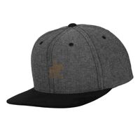 Chambray-suede snapback (6089CH) Vignette