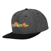 Chambray-suede snapback (6089CH) Vignette