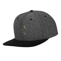 Chambray-suede snapback (6089CH) Vignette