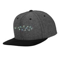 Chambray-suede snapback (6089CH) Vignette