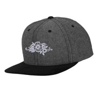 Chambray-suede snapback (6089CH) Vignette
