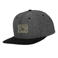 Chambray-suede snapback (6089CH) Vignette