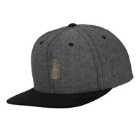 Chambray-suede snapback (6089CH) Vignette