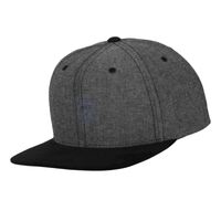 Chambray-suede snapback (6089CH) Vignette
