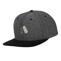 Chambray-suede snapback (6089CH) Vignette