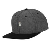 Chambray-suede snapback (6089CH) Vignette