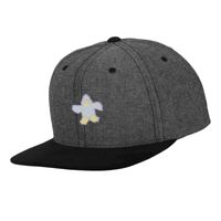 Chambray-suede snapback (6089CH) Vignette