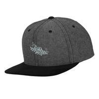 Chambray-suede snapback (6089CH) Vignette