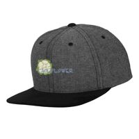 Chambray-suede snapback (6089CH) Vignette