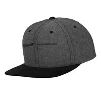 Chambray-suede snapback (6089CH) Vignette