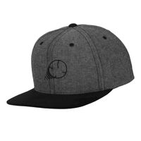 Chambray-suede snapback (6089CH) Vignette