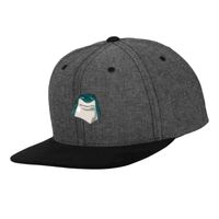 Chambray-suede snapback (6089CH) Vignette
