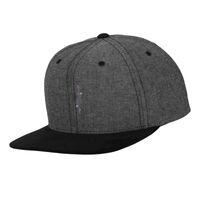 Chambray-suede snapback (6089CH) Vignette