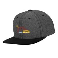Chambray-suede snapback (6089CH) Vignette