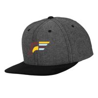 Chambray-suede snapback (6089CH) Vignette