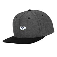 Chambray-suede snapback (6089CH) Vignette
