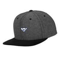 Chambray-suede snapback (6089CH) Vignette