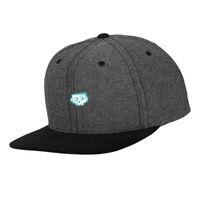 Chambray-suede snapback (6089CH) Vignette