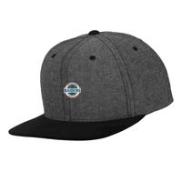 Chambray-suede snapback (6089CH) Vignette
