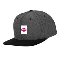 Chambray-suede snapback (6089CH) Vignette