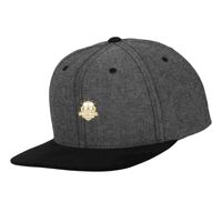 Chambray-suede snapback (6089CH) Vignette