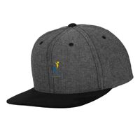 Chambray-suede snapback (6089CH) Vignette