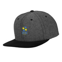 Chambray-suede snapback (6089CH) Vignette