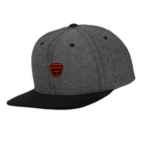 Chambray-suede snapback (6089CH) Vignette