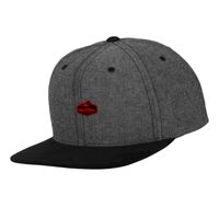 Chambray-suede snapback (6089CH) Vignette