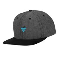 Chambray-suede snapback (6089CH) Vignette