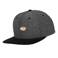 Chambray-suede snapback (6089CH) Vignette
