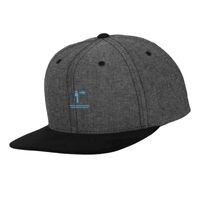 Chambray-suede snapback (6089CH) Vignette