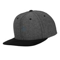 Chambray-suede snapback (6089CH) Vignette
