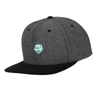 Chambray-suede snapback (6089CH) Vignette