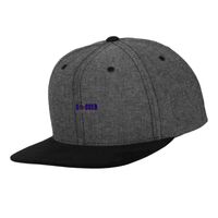Chambray-suede snapback (6089CH) Vignette