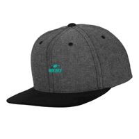 Chambray-suede snapback (6089CH) Vignette