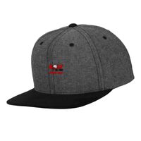 Chambray-suede snapback (6089CH) Vignette