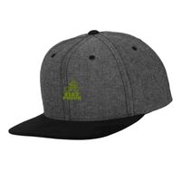 Chambray-suede snapback (6089CH) Vignette