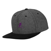 Chambray-suede snapback (6089CH) Vignette
