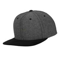 Chambray-suede snapback (6089CH) Vignette