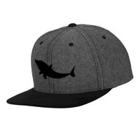 Chambray-suede snapback (6089CH) Vignette