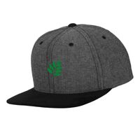 Chambray-suede snapback (6089CH) Vignette