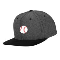 Chambray-suede snapback (6089CH) Vignette