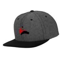 Chambray-suede snapback (6089CH) Vignette