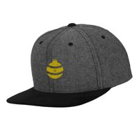 Chambray-suede snapback (6089CH) Vignette