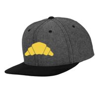 Chambray-suede snapback (6089CH) Vignette