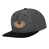 Chambray-suede snapback (6089CH) Vignette