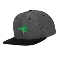 Chambray-suede snapback (6089CH) Vignette