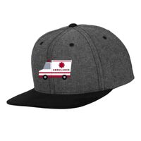 Chambray-suede snapback (6089CH) Vignette